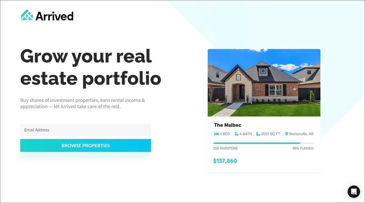 arrived real estate