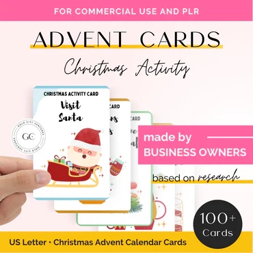 Gold City Ventures Advent Calendar Cards Digital Products