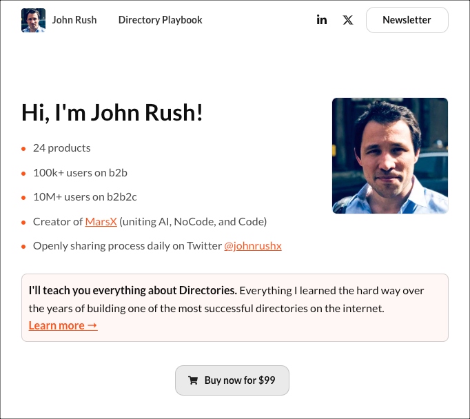 John Rush Directory Guide Playbook