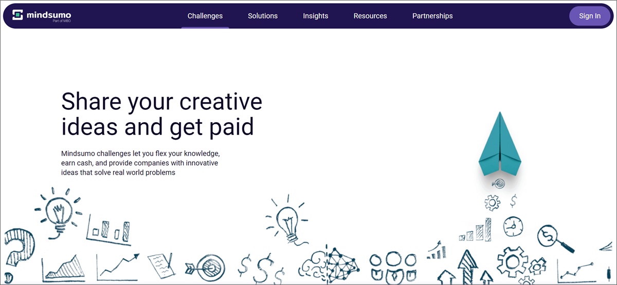mindsumo homepage