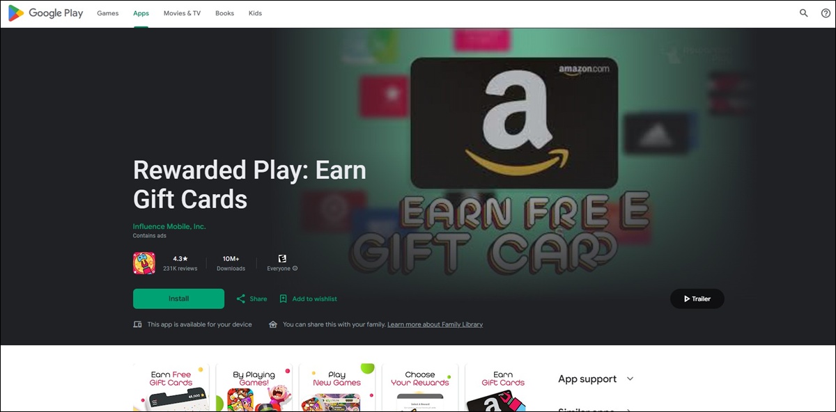 rewarded play