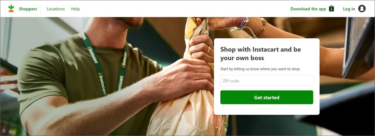 shop with instacart